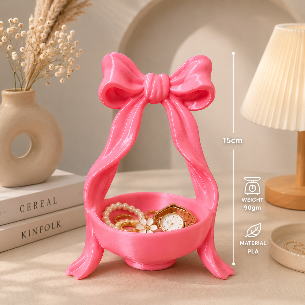Bow trinket tray