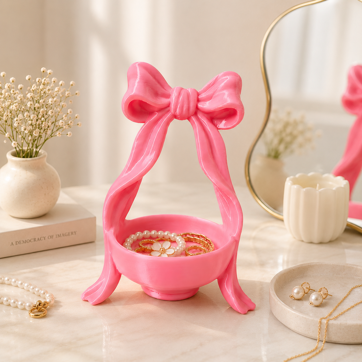 Bow trinket tray
