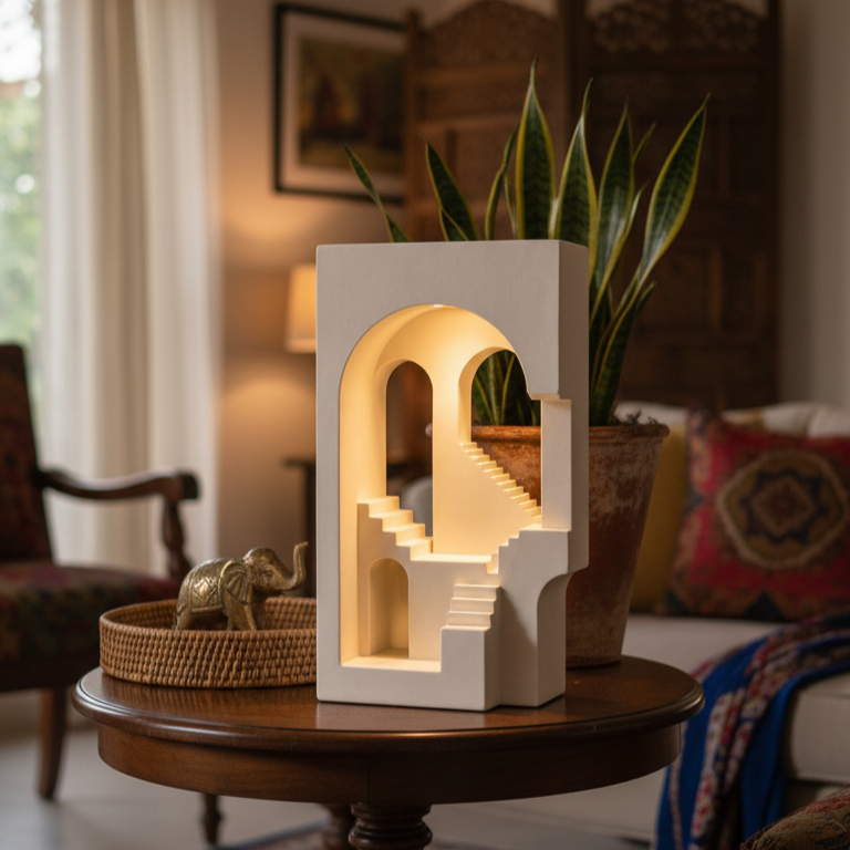 Monument Valley Lamp – Table Lamp with 3W LED bulb & 4ft long wire with bed switch included