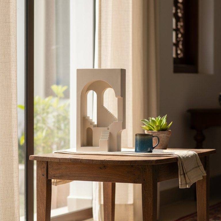 Monument Valley Lamp – Table Lamp with 3W LED bulb & 4ft long wire with bed switch included