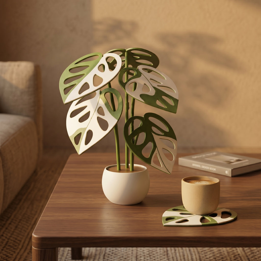 Folia Coaster- Monstera Hollow