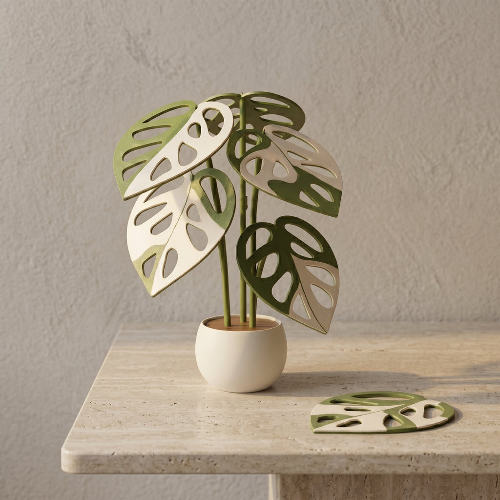 Folia Coaster- Monstera Hollow