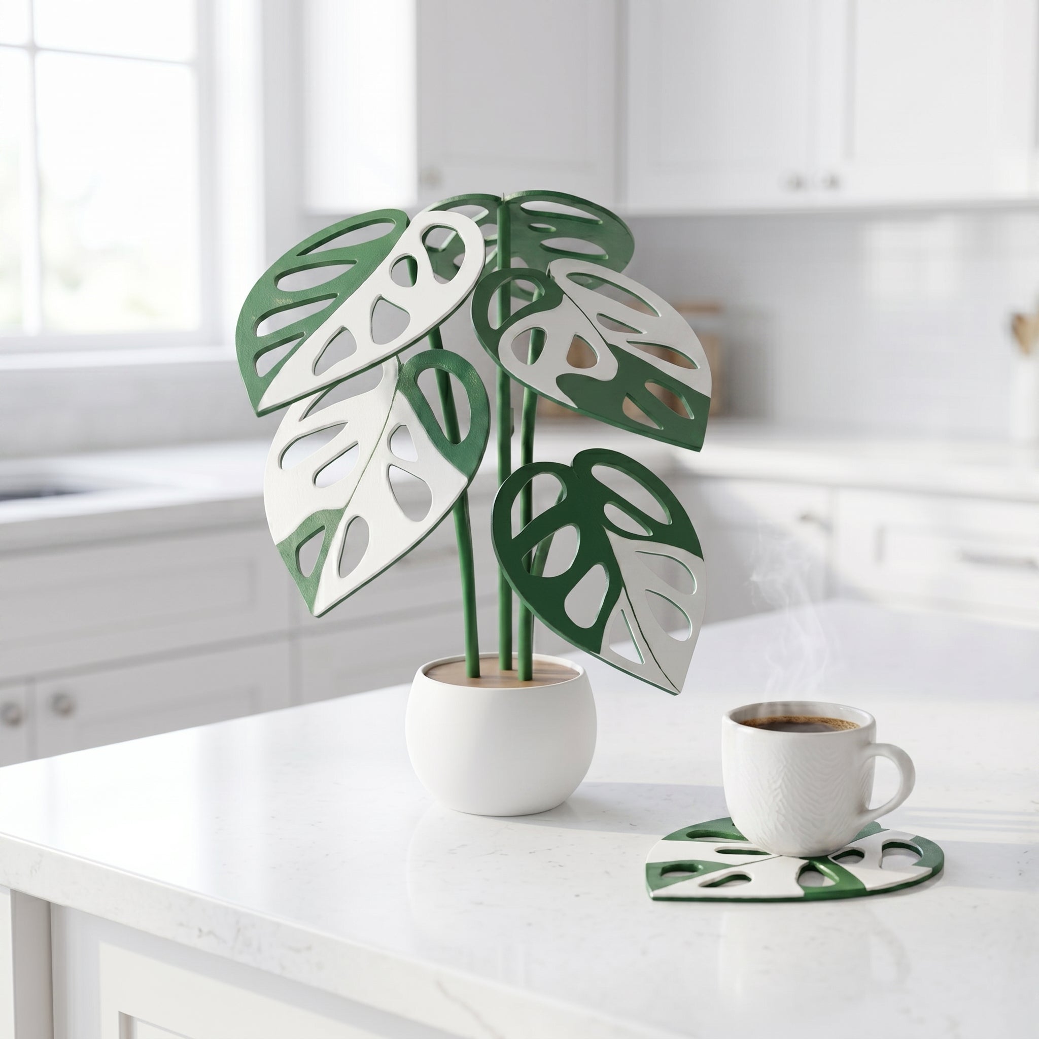 Folia Coaster- Monstera Hollow