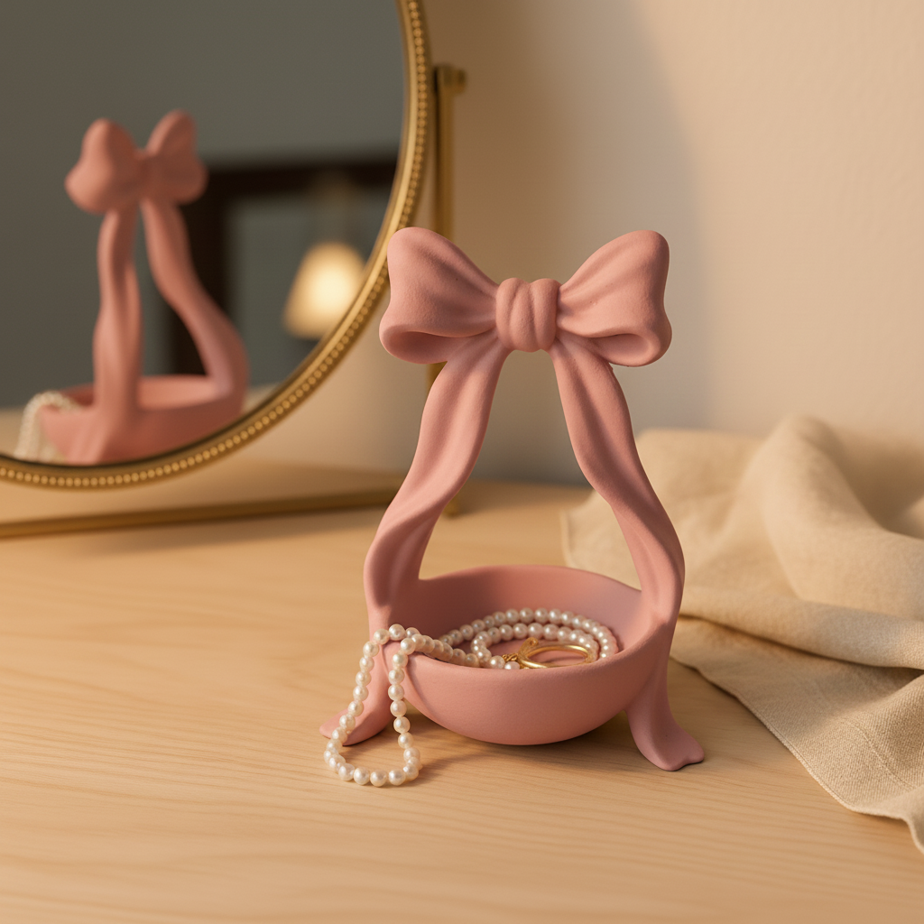 Bow trinket tray
