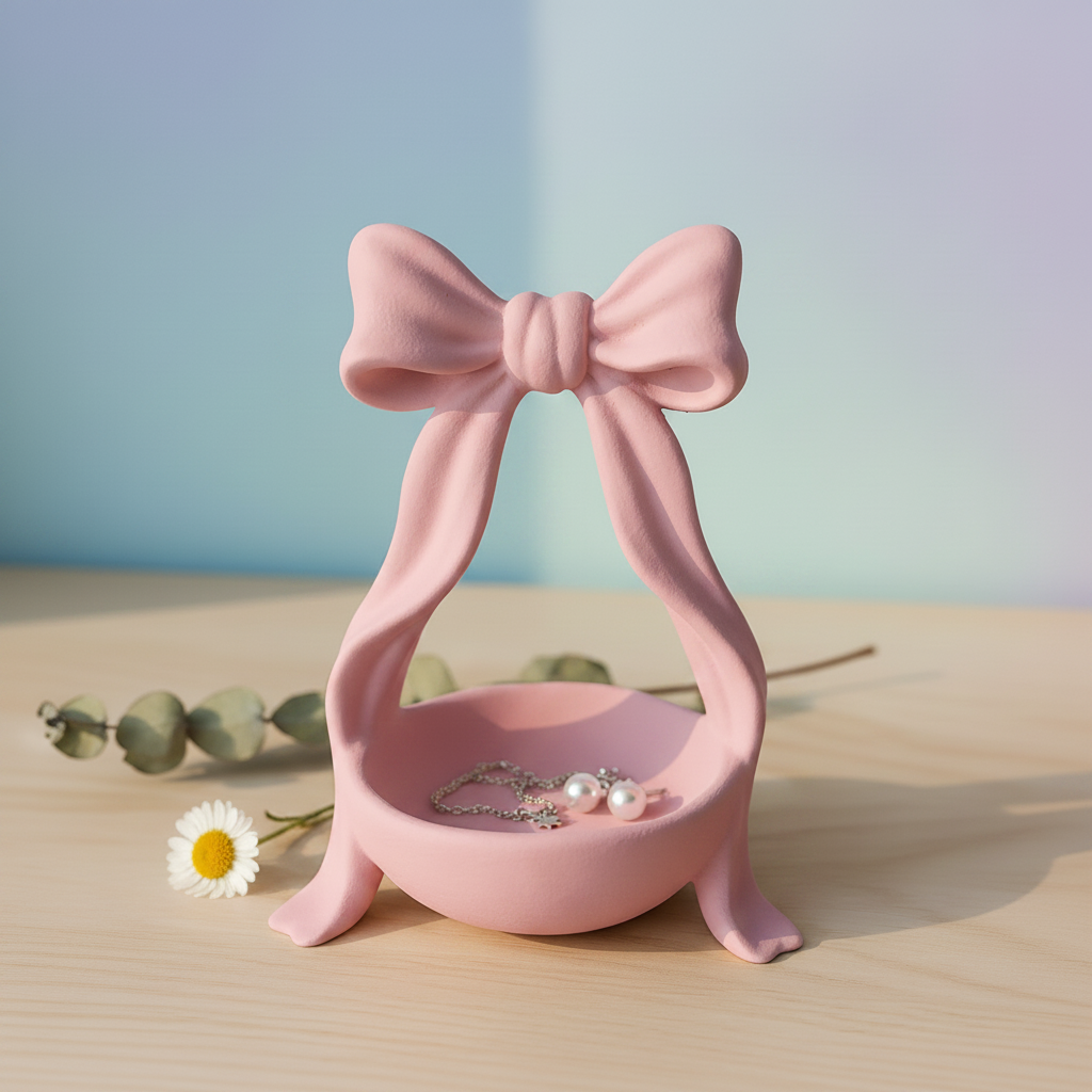 Bow trinket tray