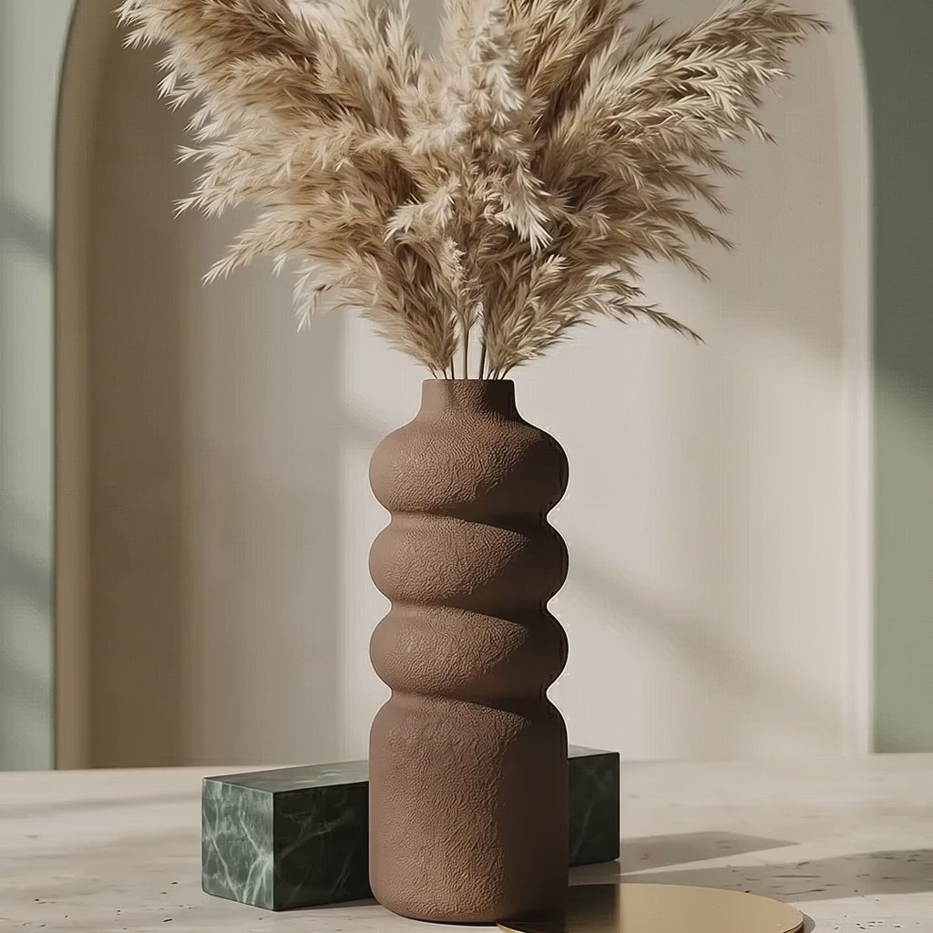 Japandi Textured Vase