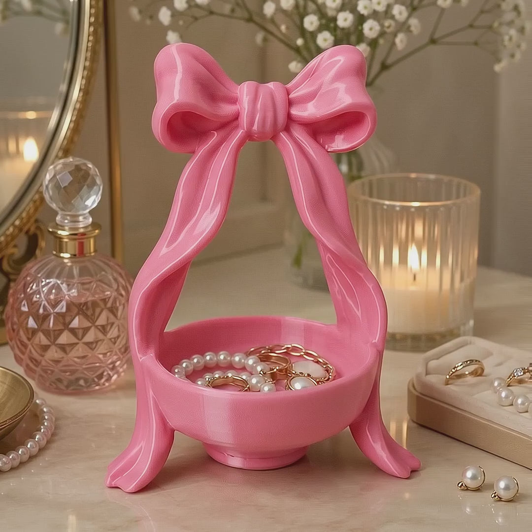Bow trinket tray