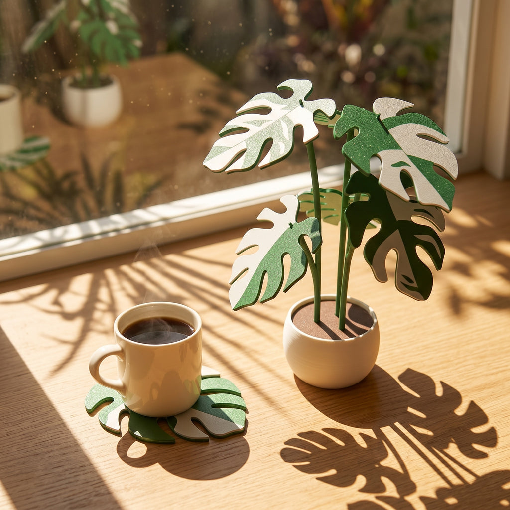 Folia Coaster- Monstera