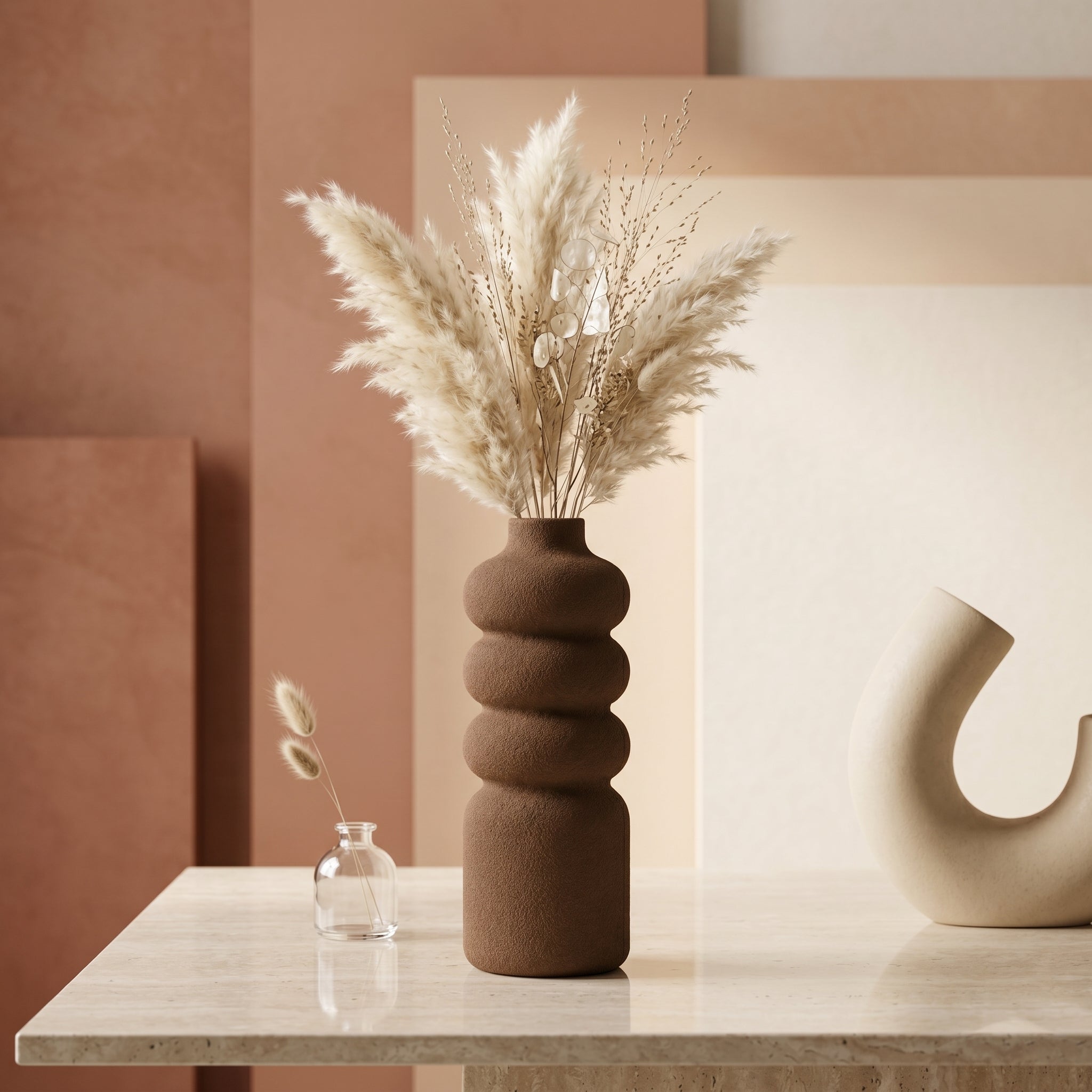 Japandi Textured Vase