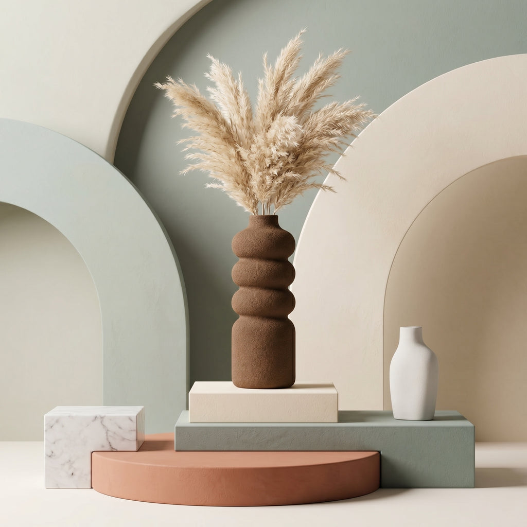 Japandi Textured Vase