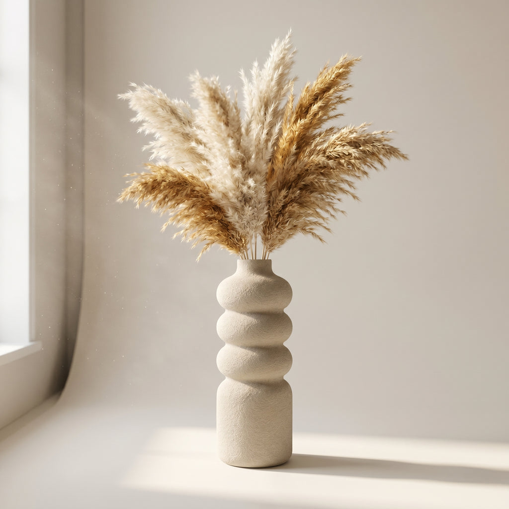 Japandi Textured Vase